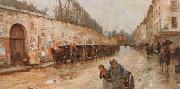 Childe Hassam Une averse Sweden oil painting reproduction